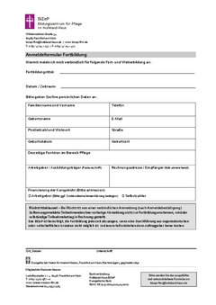 Download Anmeldeformular